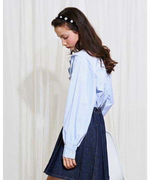 POM PONETTE AMI / ポンポネット アミ シャツ・ブラウス | 【AMI】クレイジースタンドカラーブラウス | 詳細8
