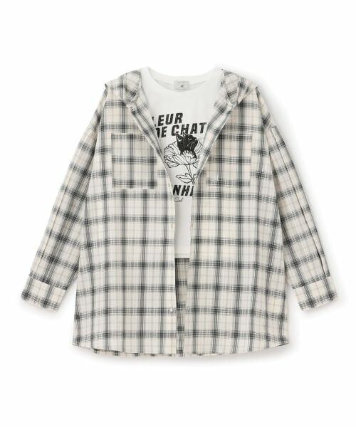 POM PONETTE AMI / ポンポネット アミ シャツ・ブラウス | 【AMI】フードシャツインナーTセット | 詳細14