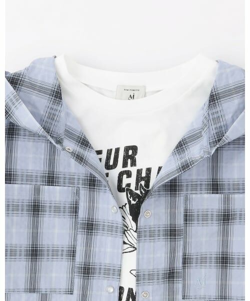 POM PONETTE AMI / ポンポネット アミ シャツ・ブラウス | 【AMI】フードシャツインナーTセット | 詳細3