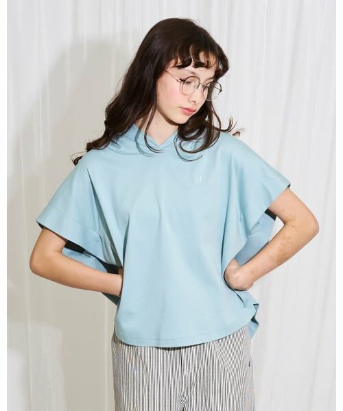 POM PONETTE AMI / ポンポネット アミ パーカー | 【AMI】【接触冷感】フレンチパーカ（グリーン）