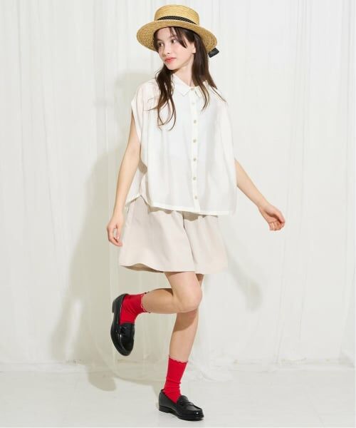 POM PONETTE AMI / ポンポネット アミ その他トップス | 【AMI】ショルダータックフレンチブラウスセットアップ | 詳細19