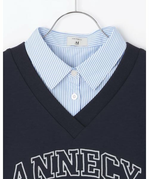 POM PONETTE AMI / ポンポネット アミ Tシャツ | 【AMI】レイヤード風セットアップ | 詳細3
