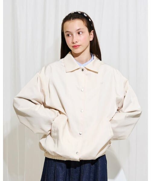 POM PONETTE AMI / ポンポネット アミ ブルゾン | 【AMI】【撥水】コーチジャケット（アイボリー）
