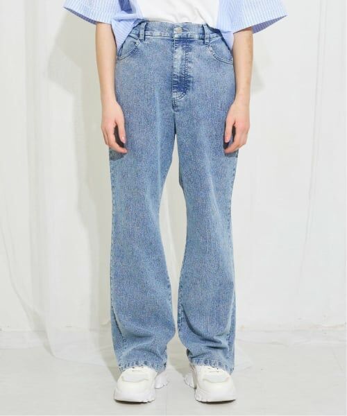 POM PONETTE AMI / ポンポネット アミ その他パンツ | 【AMI】ストレッチデニムフレアパンツ（ライト ブルー）