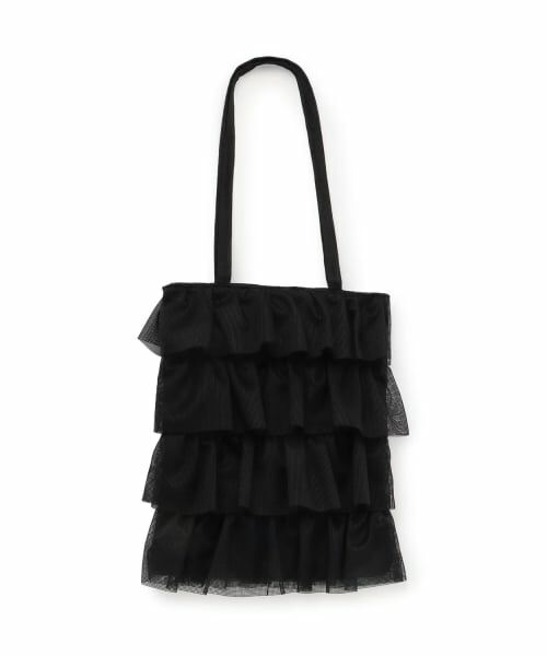 POM PONETTE AMI / ポンポネット アミ トートバッグ | 【キャセリーニ】メッシュフリルトート | 詳細1