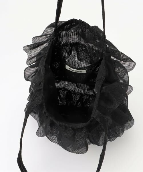 POM PONETTE AMI / ポンポネット アミ トートバッグ | 【キャセリーニ】メッシュフリルトート | 詳細2