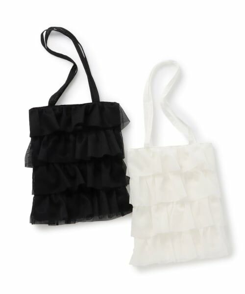 POM PONETTE AMI / ポンポネット アミ トートバッグ | 【キャセリーニ】メッシュフリルトート | 詳細3