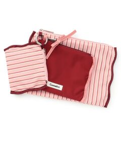 POM PONETTE AMI / ポンポネット アミ ポーチ | 【キャセリーニ】ストライプポーチセット