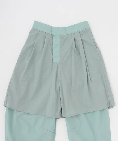 POM PONETTE AMI / ポンポネット アミ その他パンツ | 【AMI】【機能素材】タック入りバレルシルエットパンツ | 詳細8