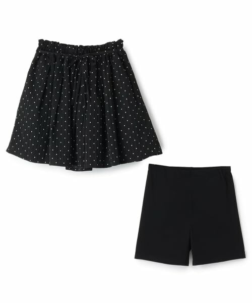 POM PONETTE AMI / ポンポネット アミ ミニ・ひざ丈スカート | 【AMI】ドットスカート×【接触冷感】インナーパンツセット | 詳細2