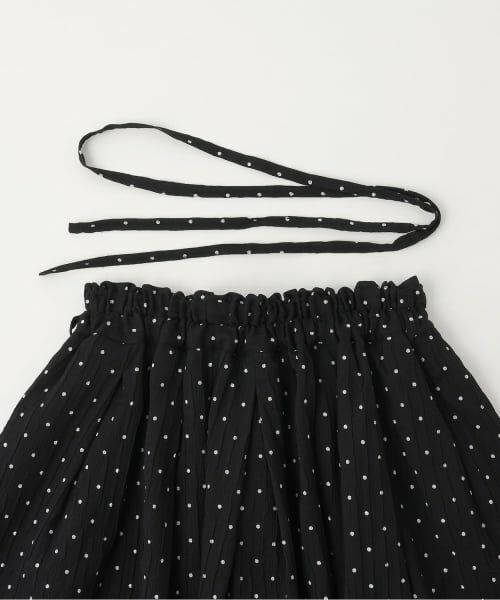 POM PONETTE AMI / ポンポネット アミ ミニ・ひざ丈スカート | 【AMI】ドットスカート×【接触冷感】インナーパンツセット | 詳細5
