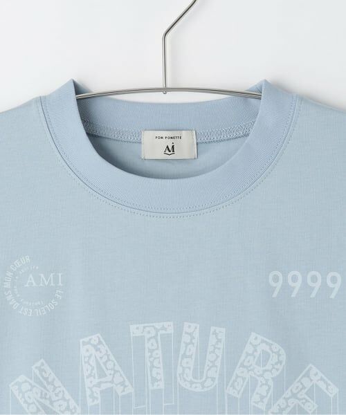 POM PONETTE AMI / ポンポネット アミ Tシャツ | 【AMI】【接触冷感】レオパードロゴTシャツ | 詳細2
