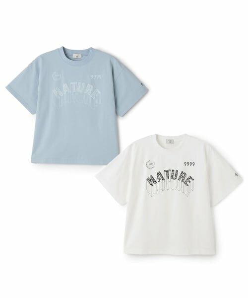 POM PONETTE AMI / ポンポネット アミ Tシャツ | 【AMI】【接触冷感】レオパードロゴTシャツ | 詳細8