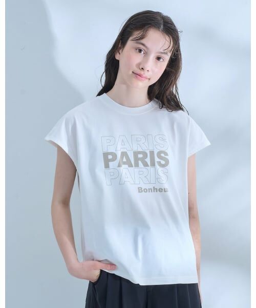 POM PONETTE AMI / ポンポネット アミ シャツ・ブラウス | 【AMI】タックシャツ×【接触冷感】インナーTシャツセット | 詳細20