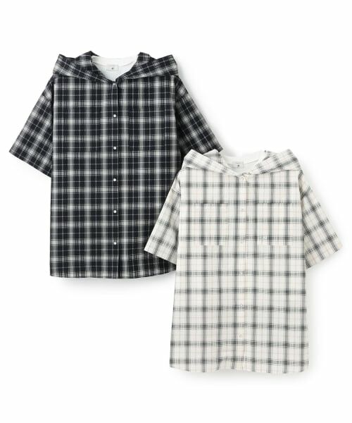 POM PONETTE AMI / ポンポネット アミ シャツ・ブラウス | 【AMI】半袖フードシャツ×Tシャツセット | 詳細13