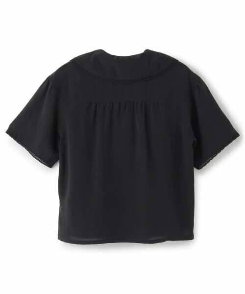 POM PONETTE AMI / ポンポネット アミ シャツ・ブラウス | 【AMI】レース使いブラウス×【接触冷感】キャミソールセット | 詳細1