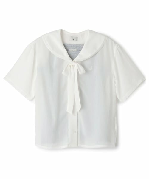 POM PONETTE AMI / ポンポネット アミ シャツ・ブラウス | 【AMI】レース使いブラウス×【接触冷感】キャミソールセット | 詳細16