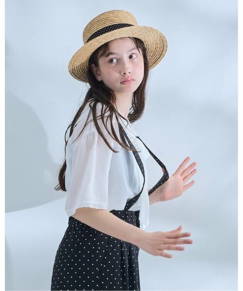 POM PONETTE AMI / ポンポネット アミ シャツ・ブラウス | 【AMI】レース使いブラウス×【接触冷感】キャミソールセット | 詳細21