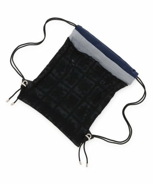 POM PONETTE AMI / ポンポネット アミ リュック・バックパック | 【キャセリーニ】レイヤードレースナップザック | 詳細1