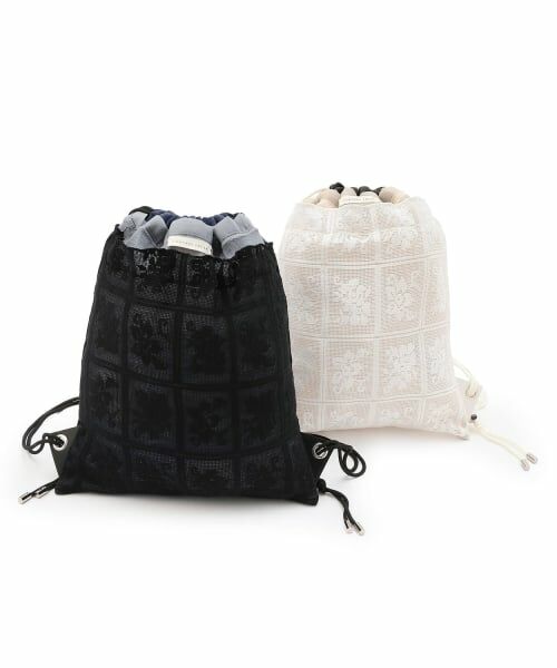 POM PONETTE AMI / ポンポネット アミ リュック・バックパック | 【キャセリーニ】レイヤードレースナップザック | 詳細4