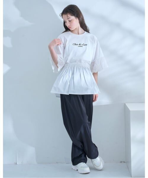 POM PONETTE AMI / ポンポネット アミ Tシャツ | 【AMI】ペプラムプルオーバー | 詳細11
