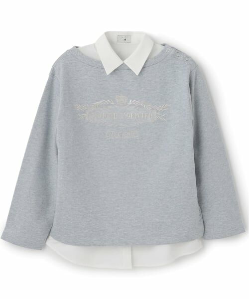 POM PONETTE AMI / ポンポネット アミ スウェット | 【AMI】ミニウラケプルオーバー×シャツセット | 詳細8