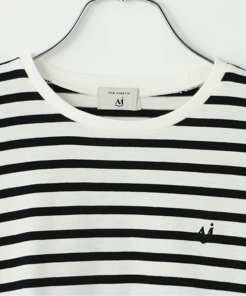 POM PONETTE AMI / ポンポネット アミ カーディガン・ボレロ | 【AMI】裏シャギーカーディガン×裾レースTシャツ | 詳細8