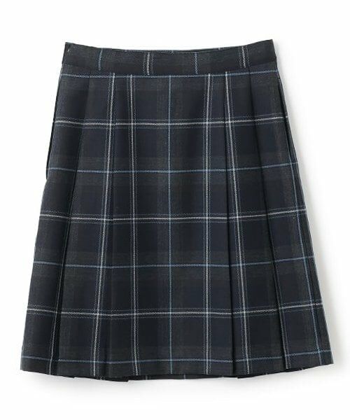 pom ponette junior / ポンポネット ジュニア ミニ・ひざ丈スカート | *サイドプリーツチェックスカート | 詳細1