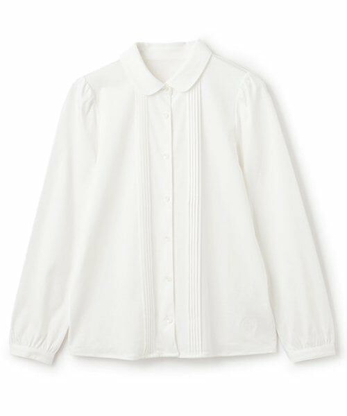 pom ponette junior / ポンポネット ジュニア シャツ・ブラウス | ＊衿つきカットブラウス（オフ ホワイト）