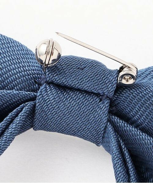 pom ponette junior / ポンポネット ジュニア ブローチ・コサージュ | ＊綾織無地リボンブローチ | 詳細3