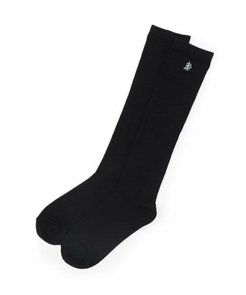 pom ponette junior / ポンポネット ジュニア スーツ | ＊ワンポイント刺しゅうハイソックス（ライト ブルー）