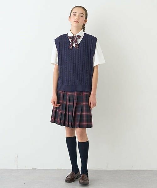 pom ponette junior / ポンポネット ジュニア ミニ・ひざ丈スカート | *TWプリーツチェックスカート | 詳細28