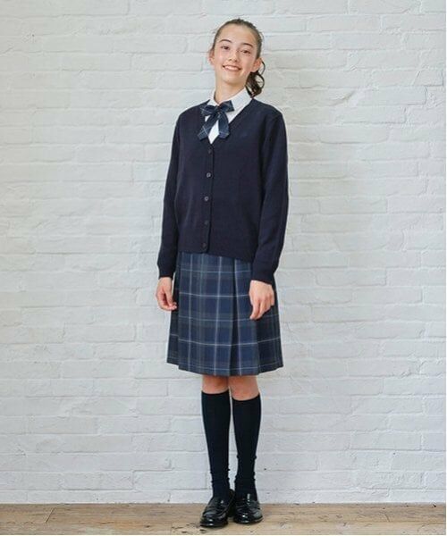 pom ponette junior / ポンポネット ジュニア ミニ・ひざ丈スカート | *サイドプリーツウールチェックスカート | 詳細14