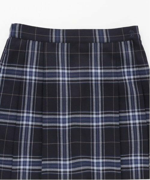 pom ponette junior / ポンポネット ジュニア ミニ・ひざ丈スカート | *サイドプリーツウールチェックスカート | 詳細2