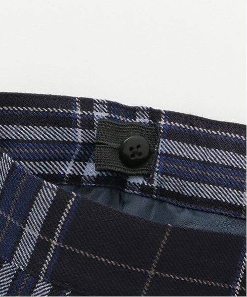 pom ponette junior / ポンポネット ジュニア ミニ・ひざ丈スカート | *サイドプリーツウールチェックスカート | 詳細4