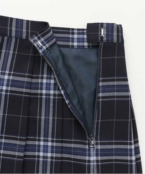 pom ponette junior / ポンポネット ジュニア ミニ・ひざ丈スカート | *サイドプリーツウールチェックスカート | 詳細5