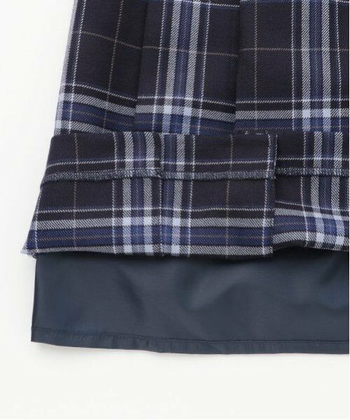 pom ponette junior / ポンポネット ジュニア ミニ・ひざ丈スカート | *サイドプリーツウールチェックスカート | 詳細8
