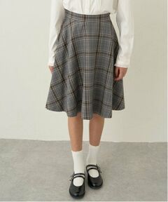 pom ponette junior / ポンポネット ジュニア ミニ・ひざ丈スカート | *チェックフレアスカート