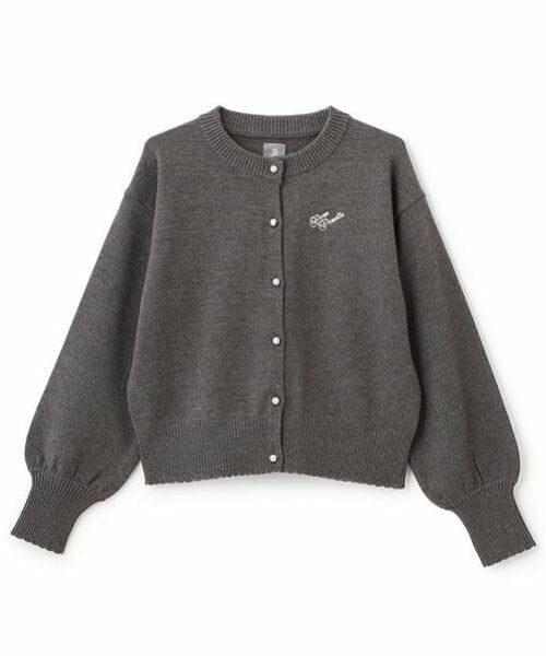 pom ponette junior / ポンポネット ジュニア カーディガン・ボレロ | *パフスリーブニットカーディガン | 詳細2