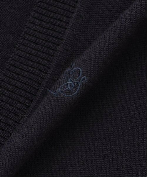 pom ponette junior / ポンポネット ジュニア カーディガン・ボレロ | *Vネックウールカーディガン | 詳細8