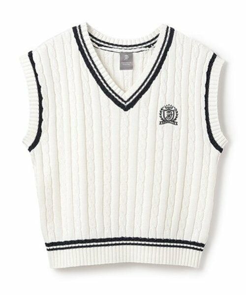 pom ponette junior / ポンポネット ジュニア カーディガン・ボレロ | *ラインニットベスト | 詳細15