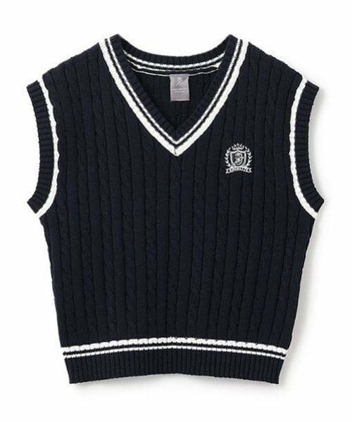 pom ponette junior / ポンポネット ジュニア カーディガン・ボレロ | *ラインニットベスト | 詳細16