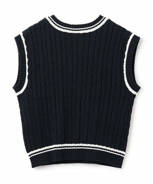 pom ponette junior / ポンポネット ジュニア カーディガン・ボレロ | *ラインニットベスト | 詳細17