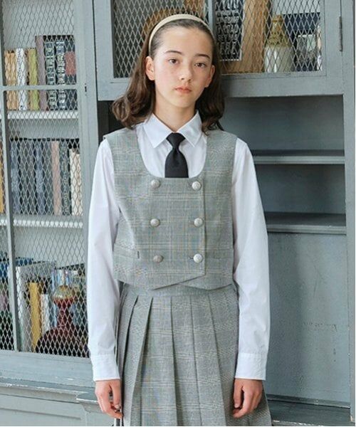 pom ponette junior / ポンポネット ジュニア シャツ・ブラウス | *【シワになりにくい】角襟ブラウス | 詳細20