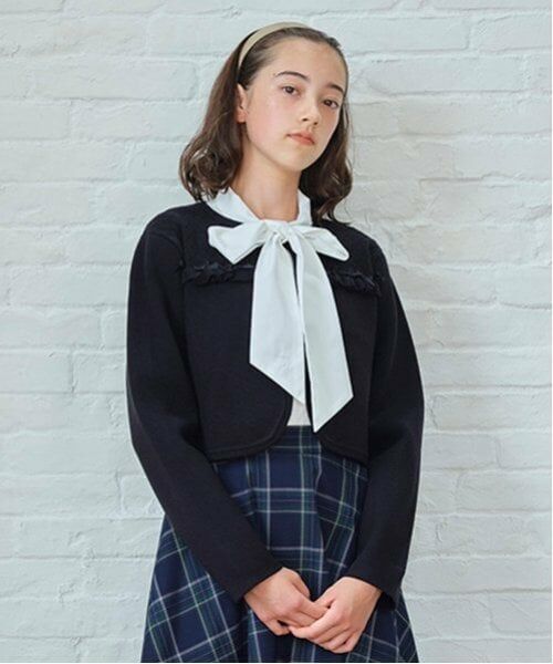 pom ponette junior / ポンポネット ジュニア シャツ・ブラウス | *ボウタイリボンブラウス | 詳細5