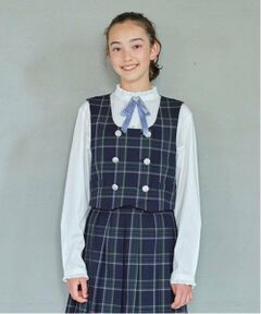 pom ponette junior / ポンポネット ジュニア シャツ・ブラウス | *フリル襟カットブラウス