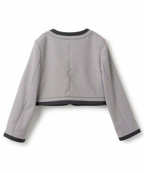 pom ponette junior / ポンポネット ジュニア テーラードジャケット | *ノーカラーボレロジャケット | 詳細1