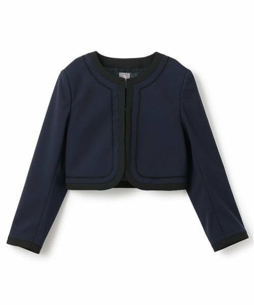 pom ponette junior / ポンポネット ジュニア テーラードジャケット | *ノーカラーボレロジャケット | 詳細8