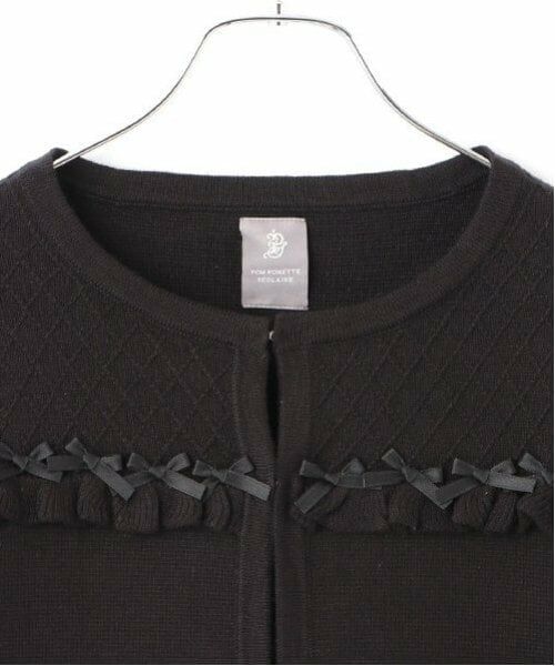 pom ponette junior / ポンポネット ジュニア テーラードジャケット | *リボンニットジャケット | 詳細2