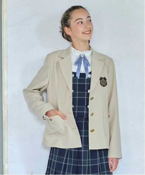 pom ponette junior / ポンポネット ジュニア テーラードジャケット | *エンブレムジャケット | 詳細1